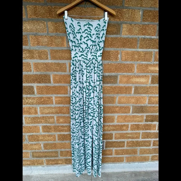 Rachel Pally TALMADGE Strapless  Column Maxi Dress Large - Picture 1 of 6